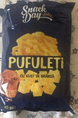 PUFULETI CU BRANZA SNACK DAY 85G