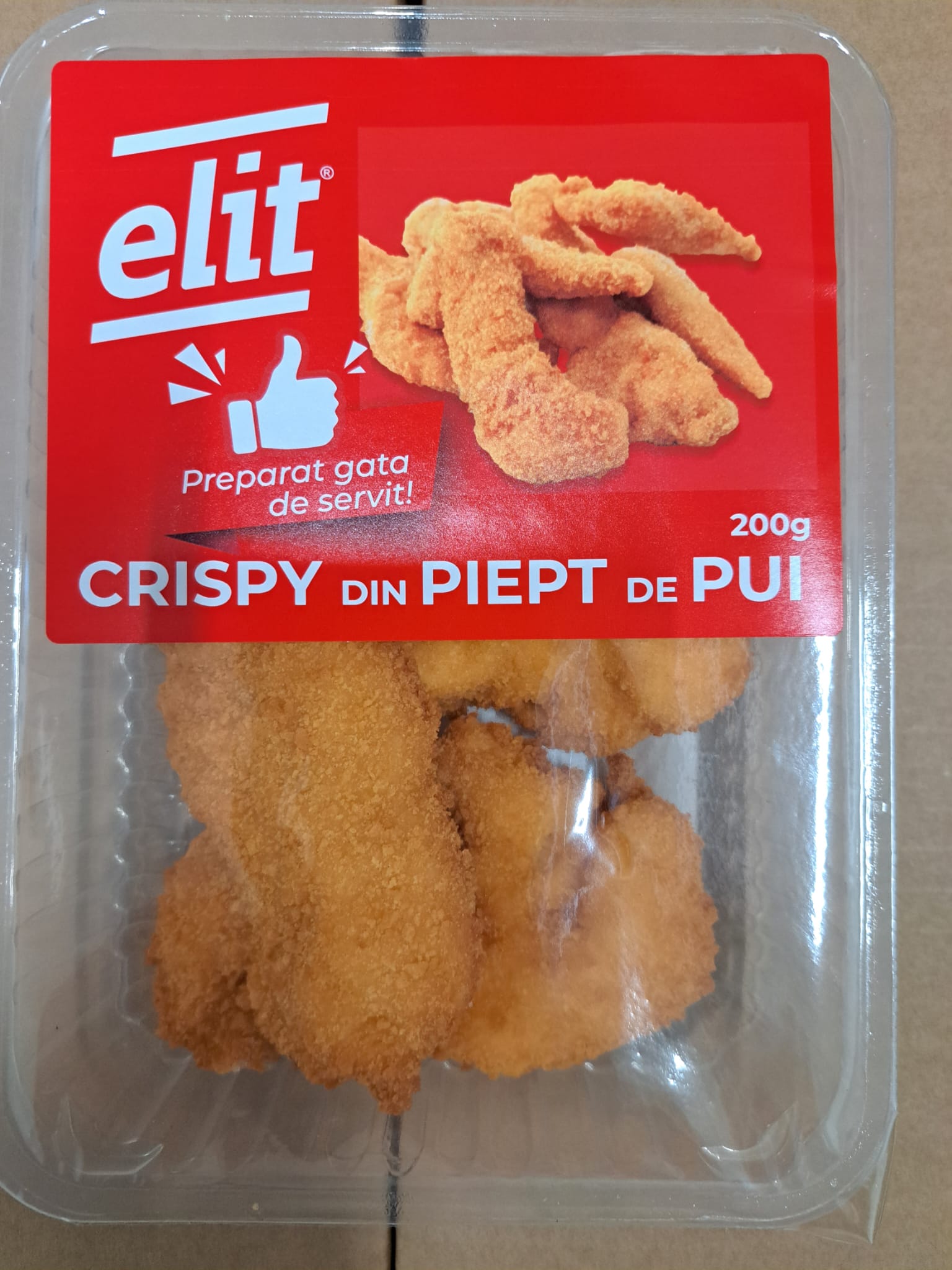 CRISPY DIN PIEPT DE PUI ELIT 200G