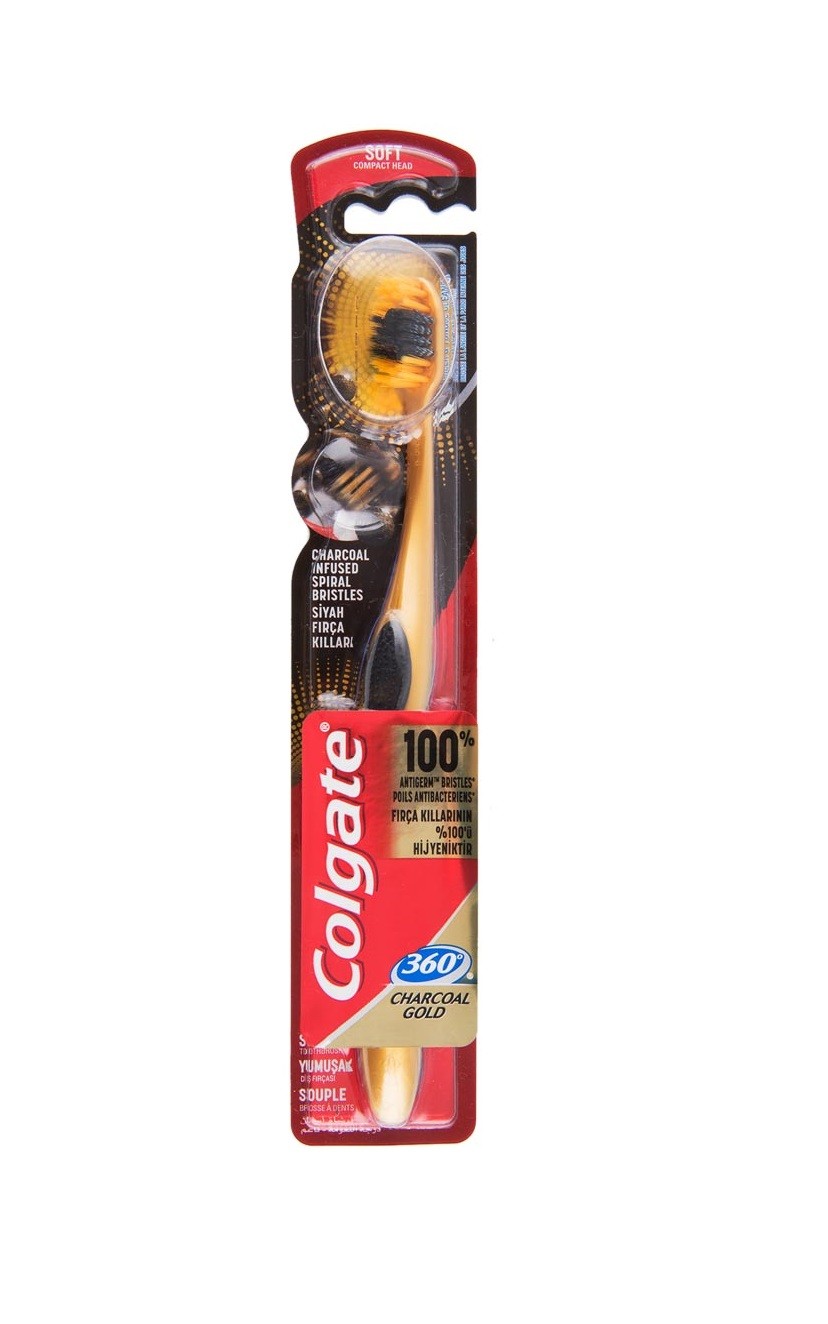 PERIUTA DINTI COLGATE CHORCOAL GOLD 360