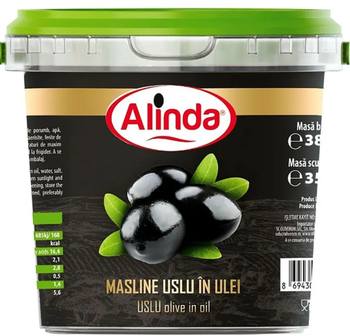 MASLINE NEGRE ALINDA 350G