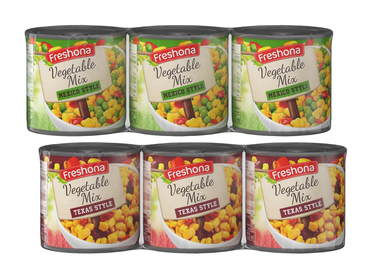 MIX LEGUME TEXAS/MEXICO 212ML FRESHONA