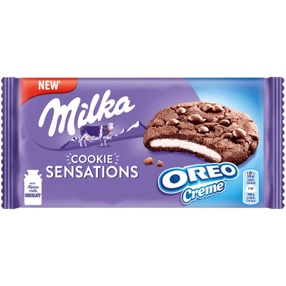 BISCUITI MILKA COOKIE SENZATION OREO156G