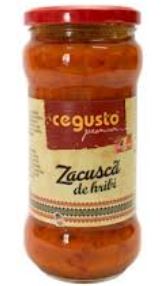 ZACUSCA CU HRIBI 350G CEGUSTO