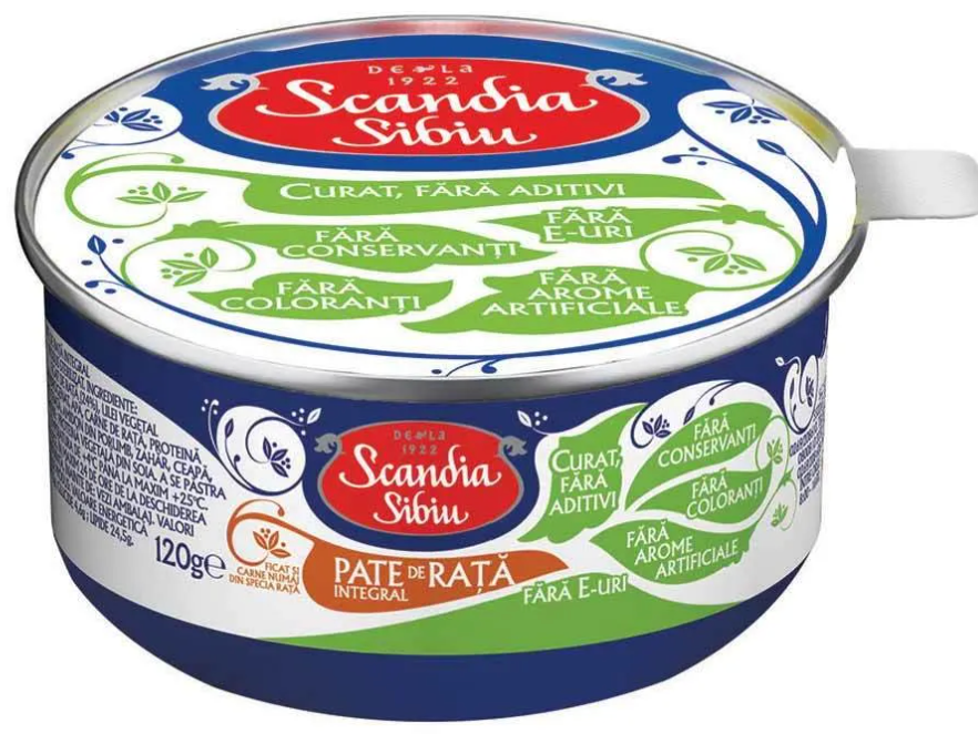 SCANDIA PATE RATA 120G