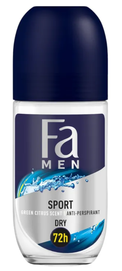 FA MEN DEODORANT ROLL ON SPORT 50ML