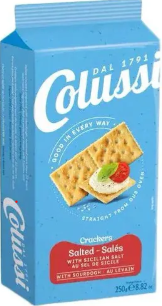 BISCUITI CU SARE COLUSSI 250