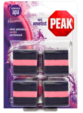 ODORIZANT TABLETE PENTRU BAZIN TOALETE PEAK 4 X 50 G