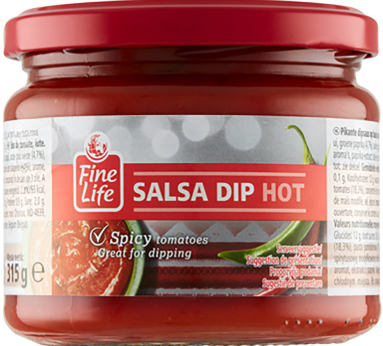 FINE LIFE SOS DIP SALSA HOT 315G