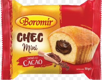BOROMIR CHEC MINI CREMA CU CACAO 50G