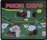 SET TEXAN HOLDEN POKER SET