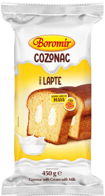 BOROMIR COZONAC LAPTE&FRISCA 450G