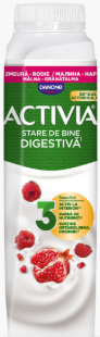 ACTIVIA IAURT DE BAUT RODIE ZMEURA 320G