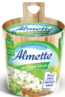 ALMETTE CREMA DE BRANZA CU CEAPA VERDE 150G