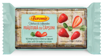 BOROMIR PRAJITURA CU CAPSUNI 250G