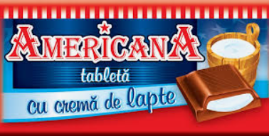 CIOCOLATA CU CREMA DE LAPTE AMERICANA 90G