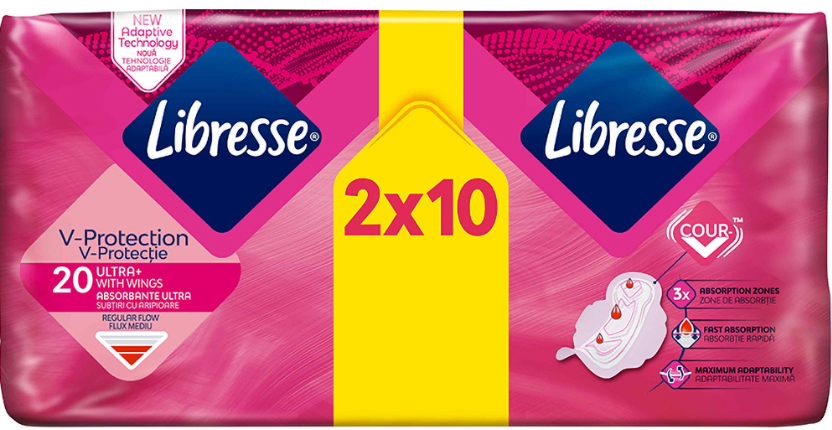 LIBRESSE ABSORBANTE 20BUC