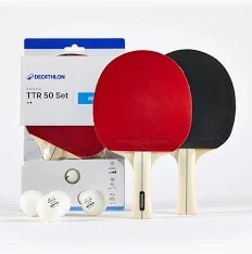 SET 2 PALETE TTR 50 POLIVALENTE 2* RECREAȚIONAL + MINGI - KUIKMA