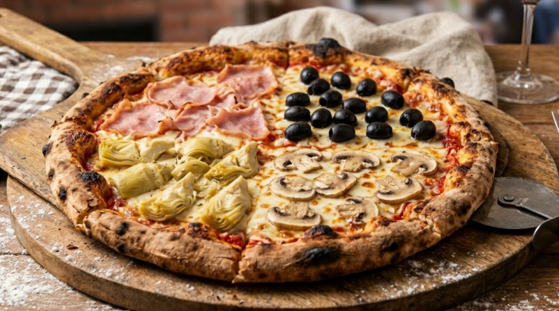 PIZZA QUATRO STAGIONE 550G