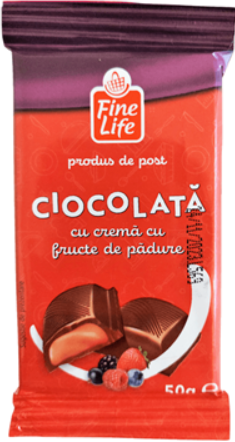 CIOCOLATA CU CREMA FRUCTE FINE LIFE 50G