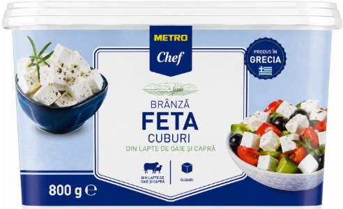 BRANZA FETA CUBURI METRO CHEF 800G