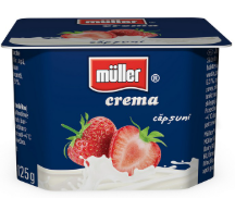 MULLER CREMA IAURT CAPSUNI 125G