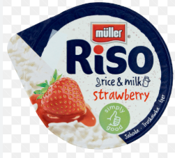 RISO OREZ CU LAPTE SI CAPSUNI 200G