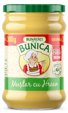 BUNICA MUSTAR CU HREAN 300G
